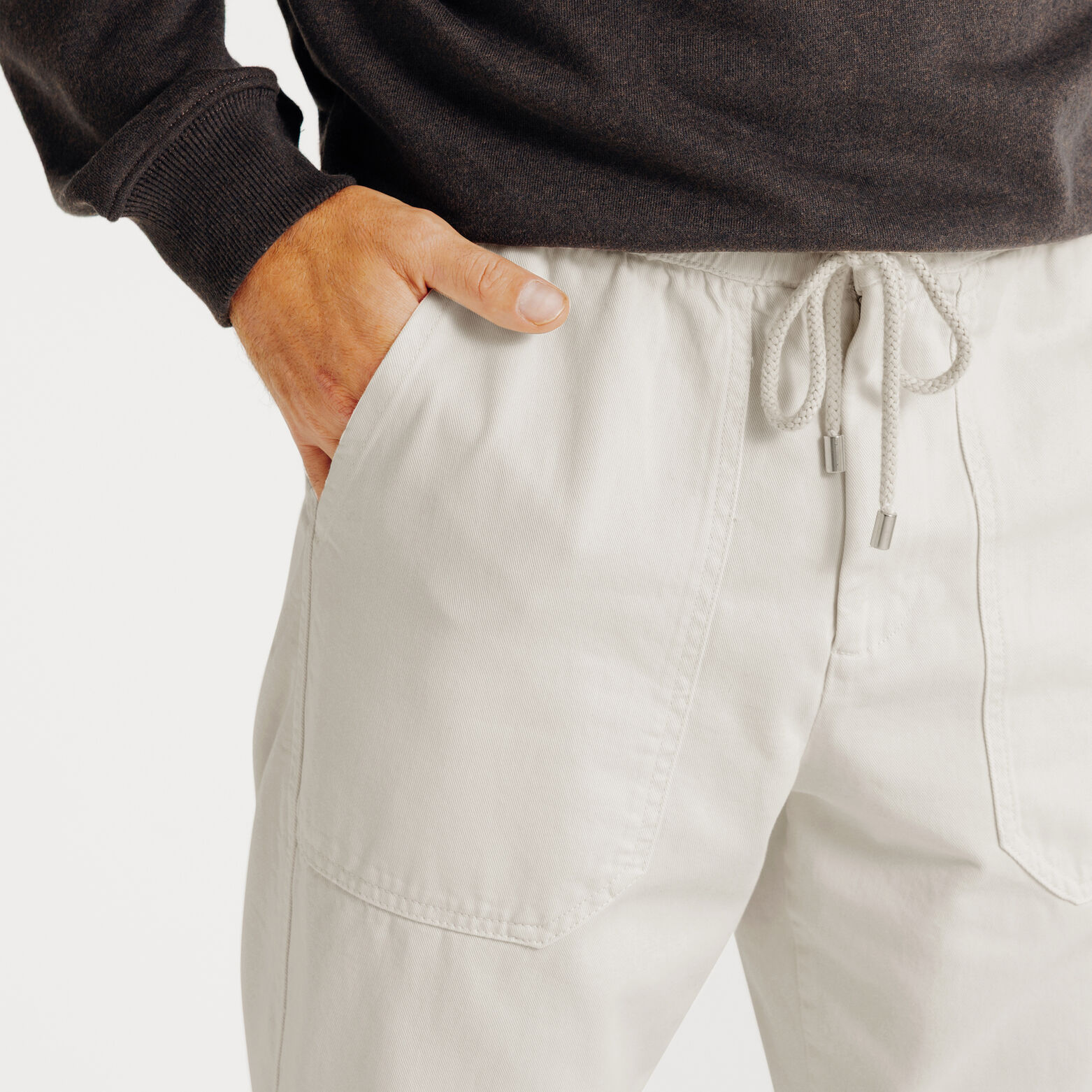 Pantalon jogger taille &eacute;lastiqu&eacute;e