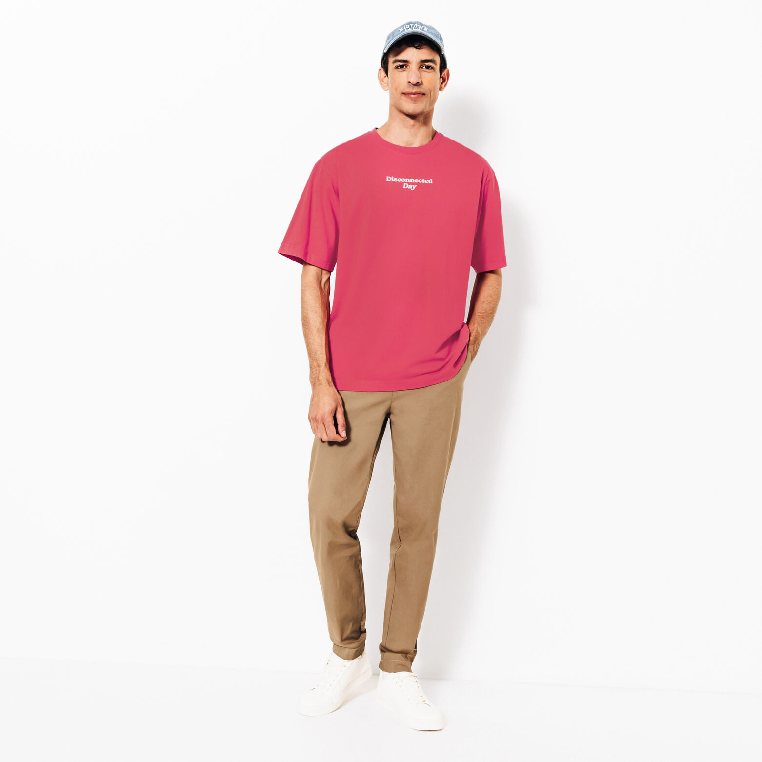 Tee shirt imprim&eacute; col rond