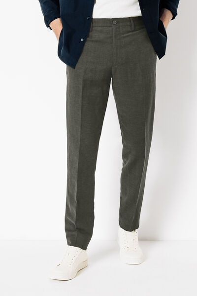 Pantalon de costume contenant du lin