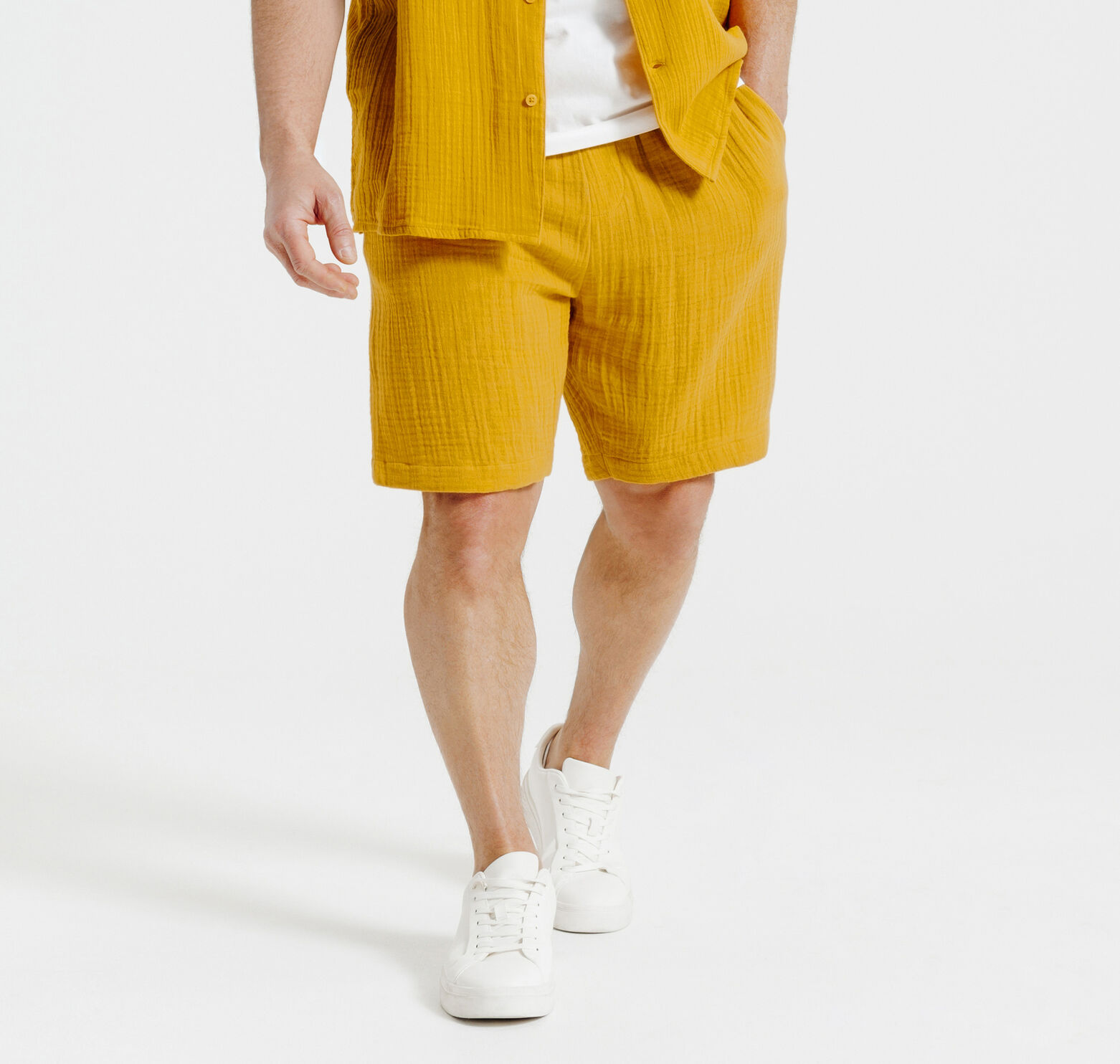 Short en gaze de coton