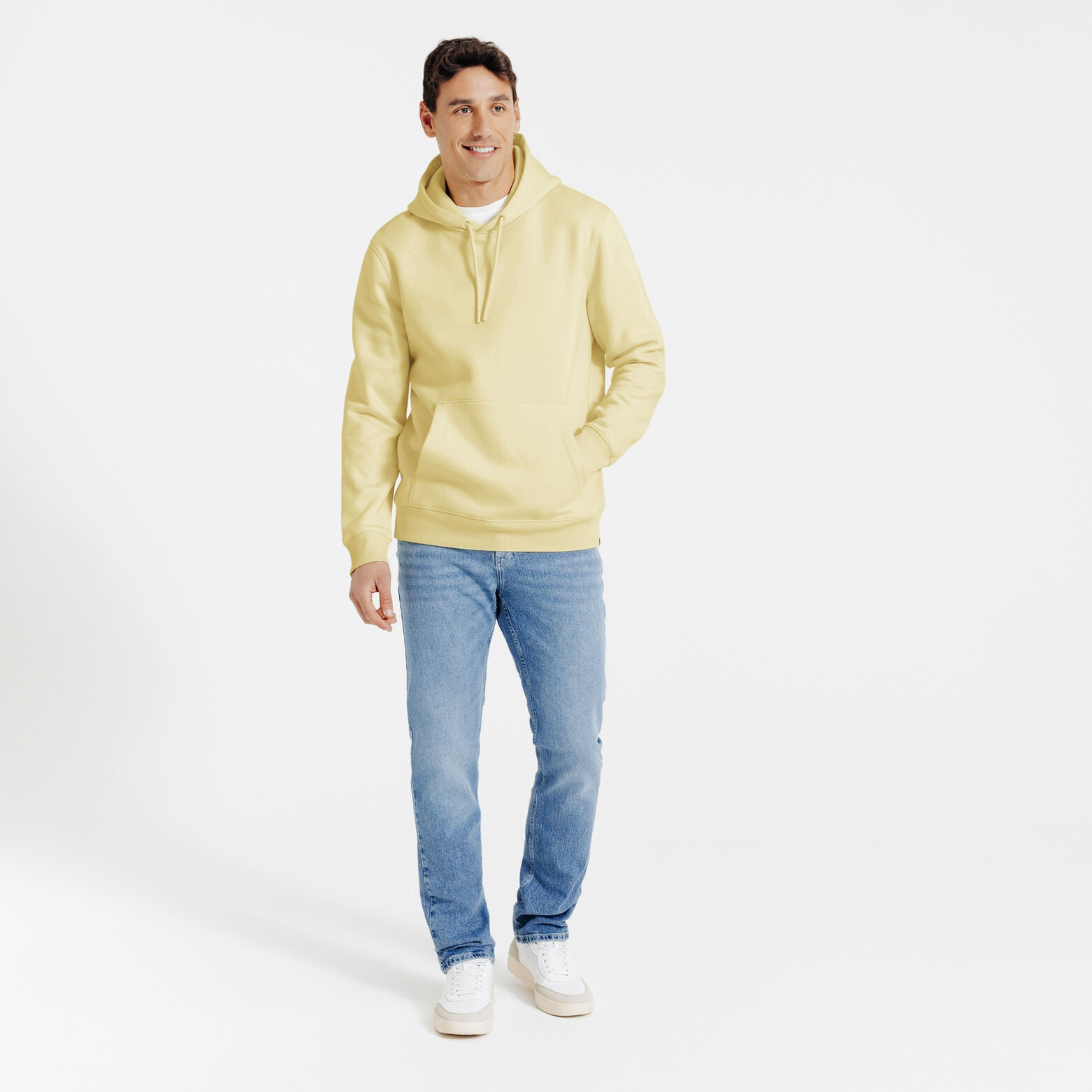 Sweat &agrave; capuche uni