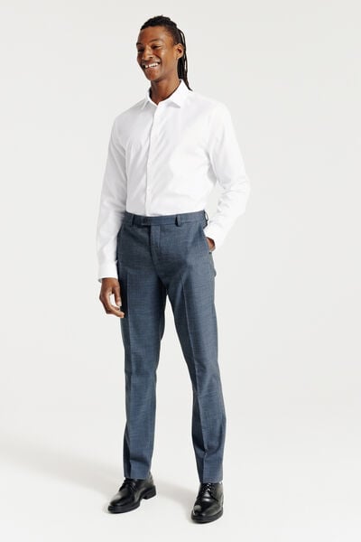 Chemise sans repassage en coton slim