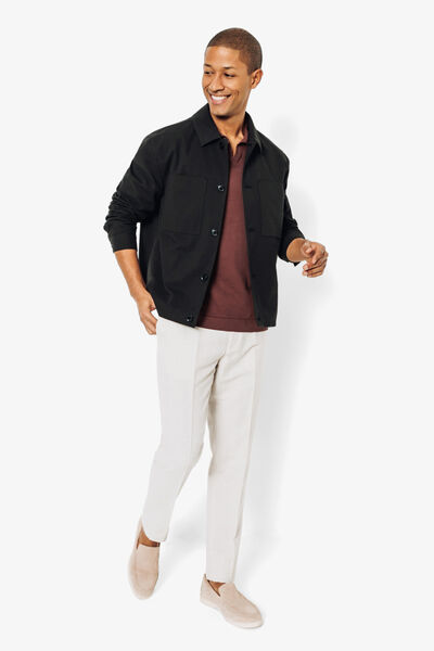 Blouson l&eacute;ger col chemise