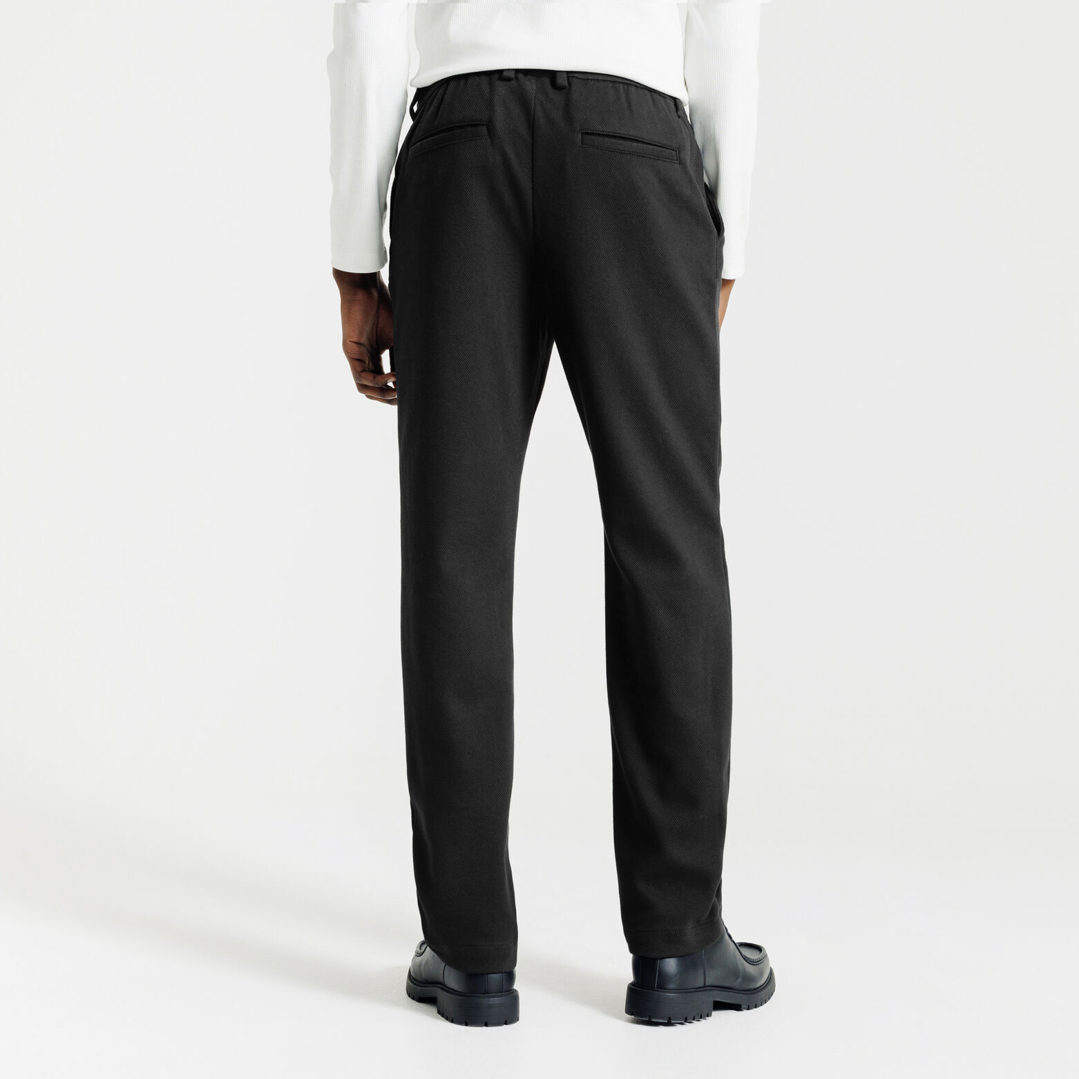 Pantalon chino tapered maille