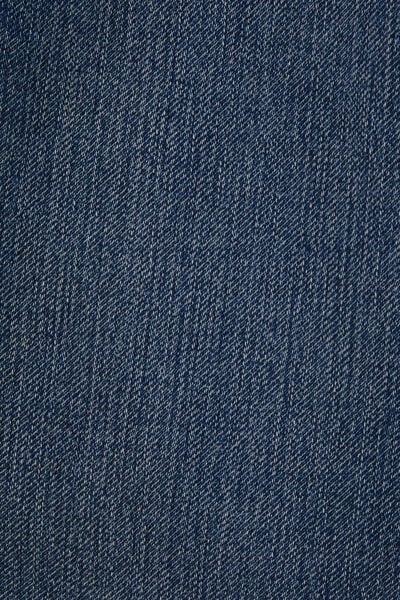 Denim bermuda met tricot effect