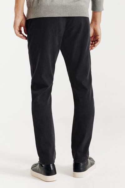 Pantalon chino slim tricotine