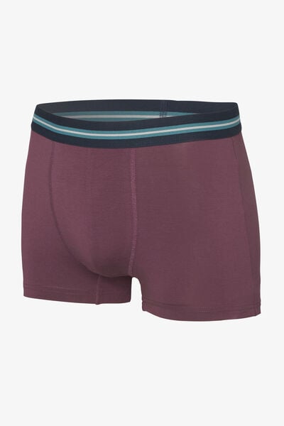 Boxer en coton avec ceinture ray&eacute;e