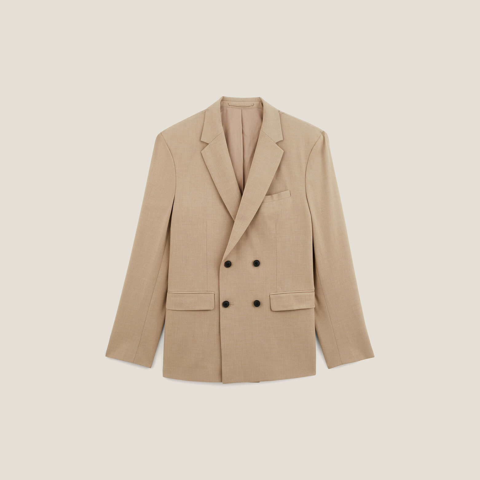 Veste regular crois&eacute;e