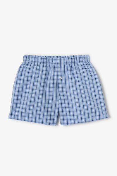 Geruite boxershort in katoen