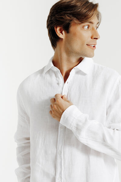 Chemise en lin regular