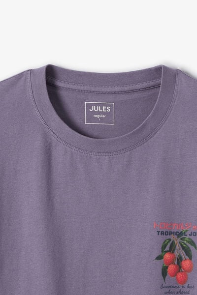 Tee-shirt imprim&eacute; devant dos imprim&eacute; japonais