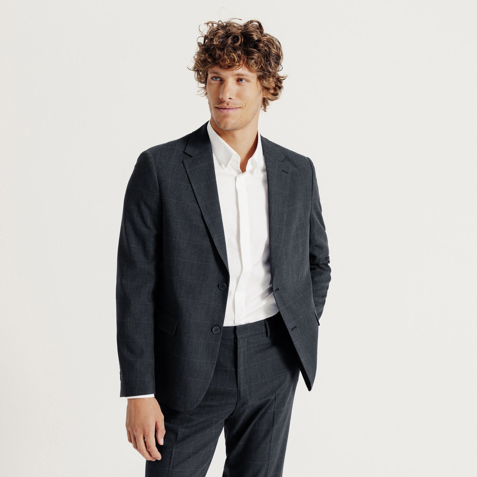 Veste de costume confort &agrave; carreaux