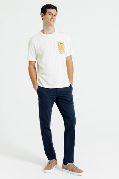 Tee shirt imprim&eacute; devant et dos "dolce vita"