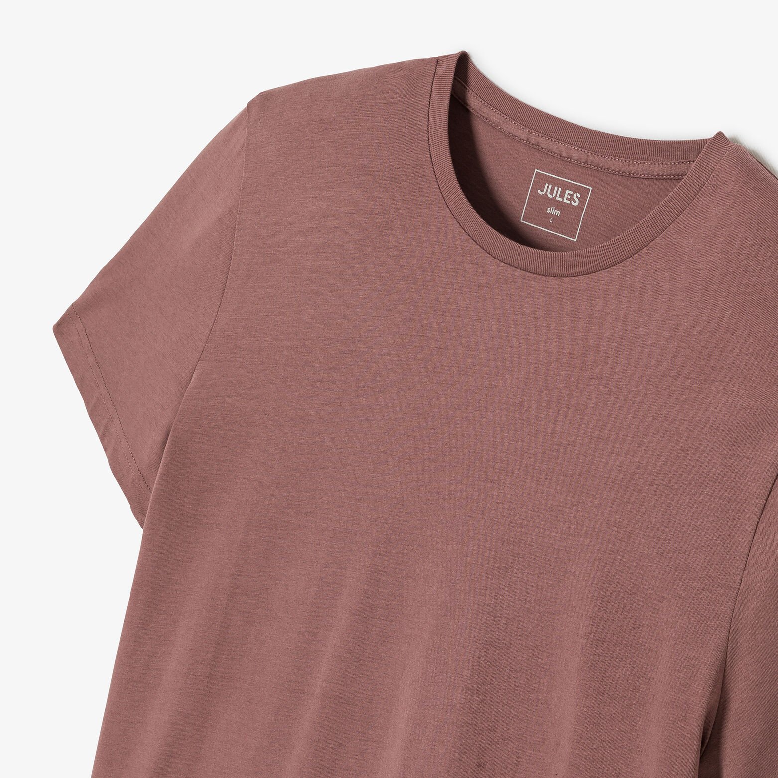 Basic T-shirt met ronde hals
