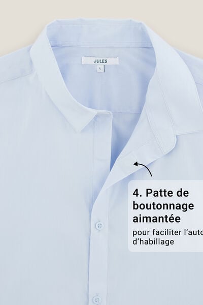 Chemise pour personne &agrave; mobilit&eacute; r&eacute;duite