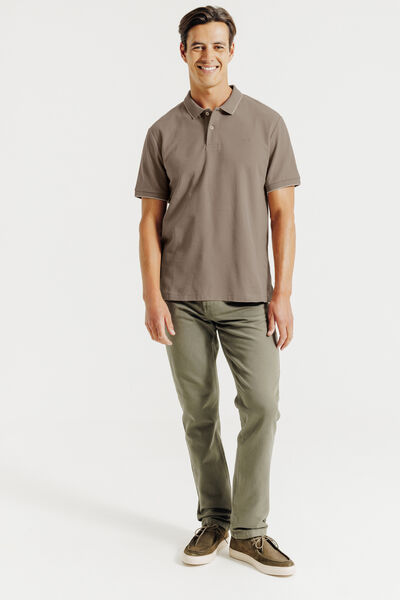 "Le Parfait by Jules" effen polo korte mouwen 