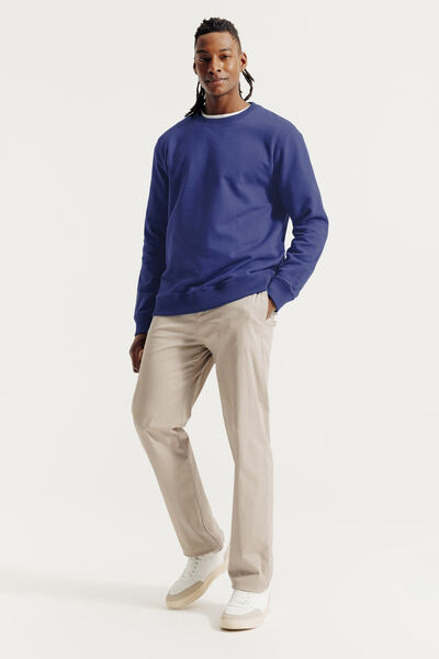Sweat col rond uni