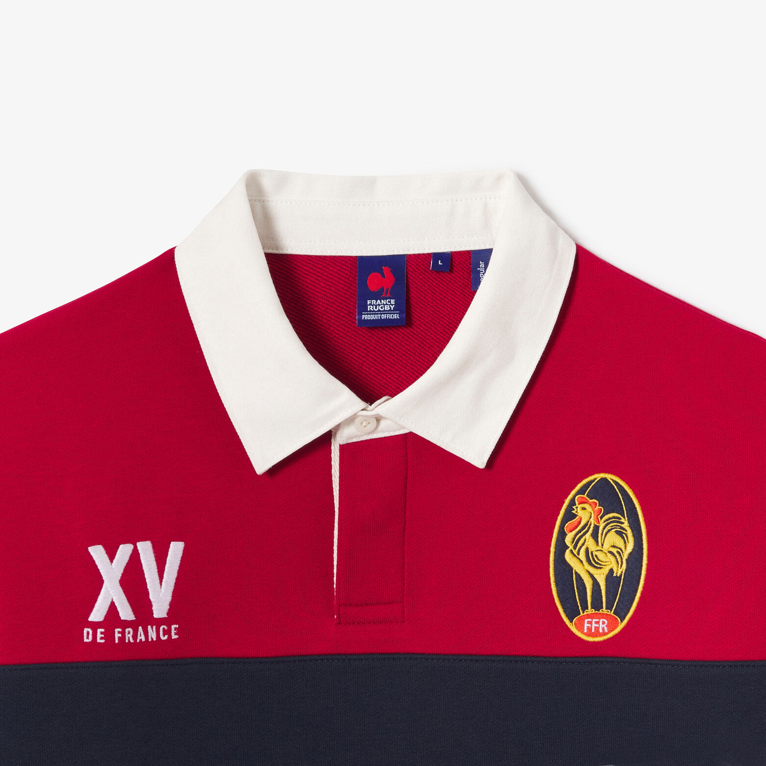 Polo manches longues licence France Rugby