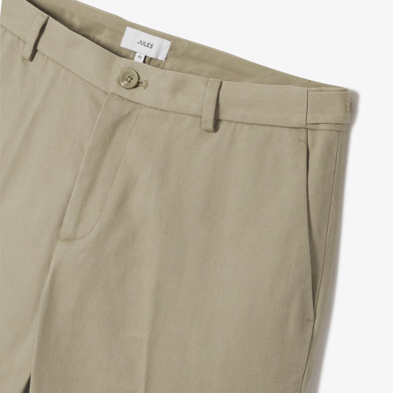 Pantalon tapered twill