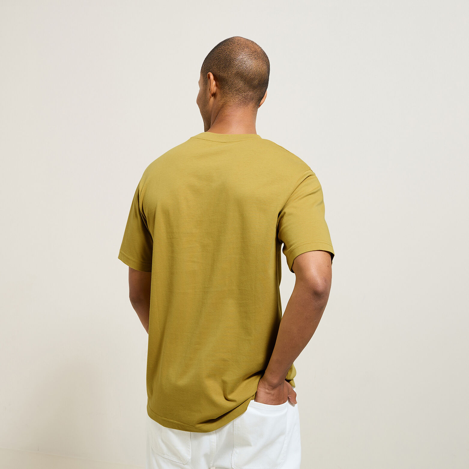 Tee shirt col rond imprim&eacute; en coton