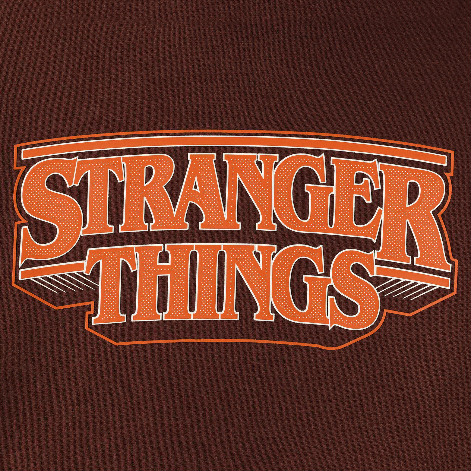 Sweat &agrave; capuche imprim&eacute; licence Stranger Things