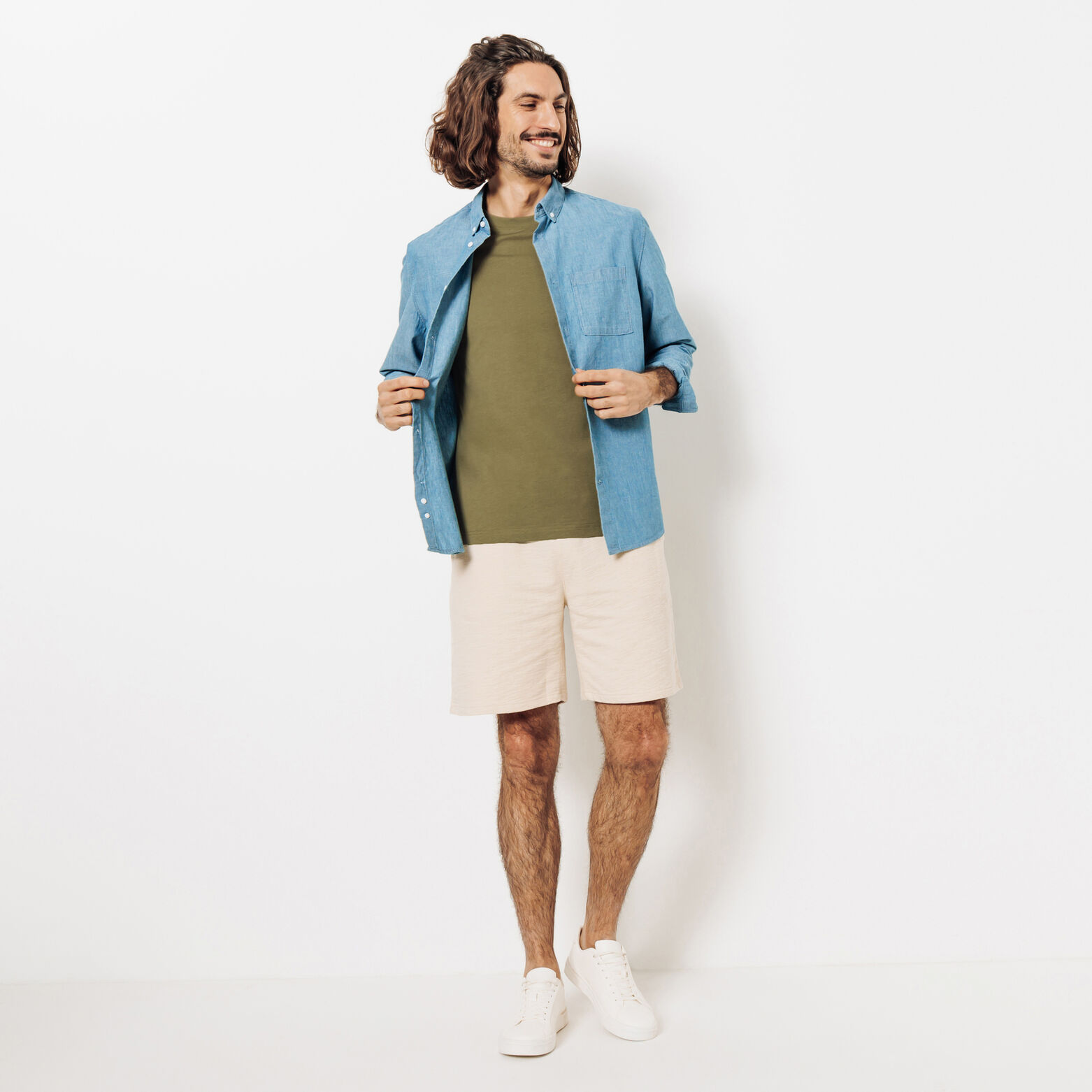 Tee shirt imprim&eacute; col rond