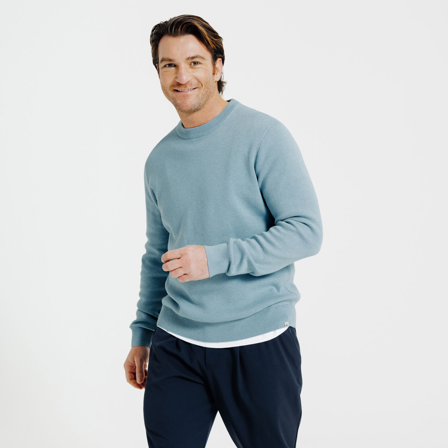 "Le Parfait by JULES" trui met ronde hals