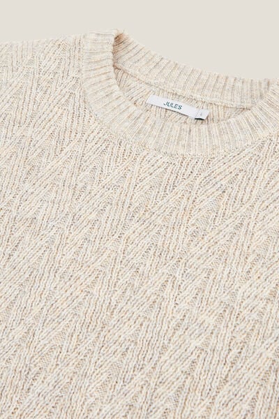 Kabeltrui met ronde hals