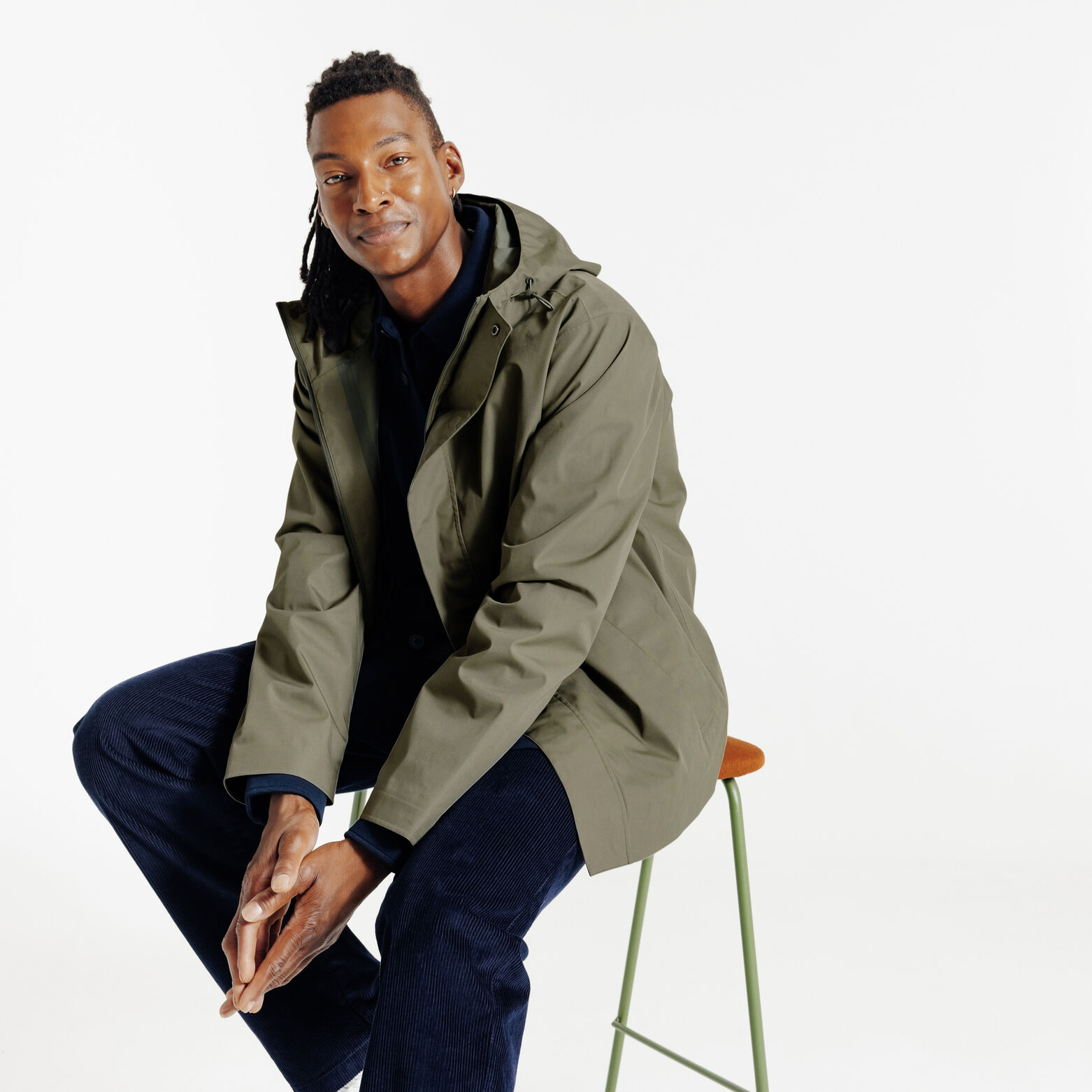 Parka courte waterproof &agrave; capuche