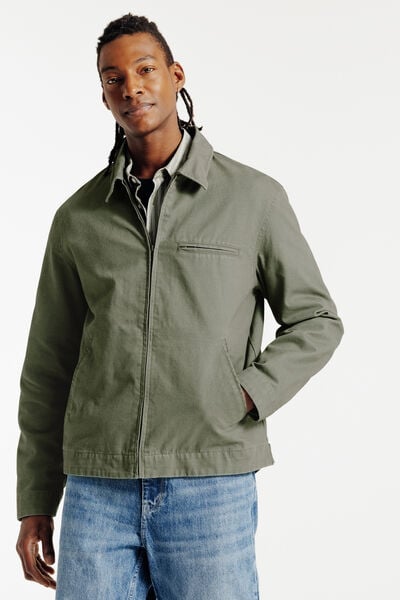 Blouson mi-saison col chemise