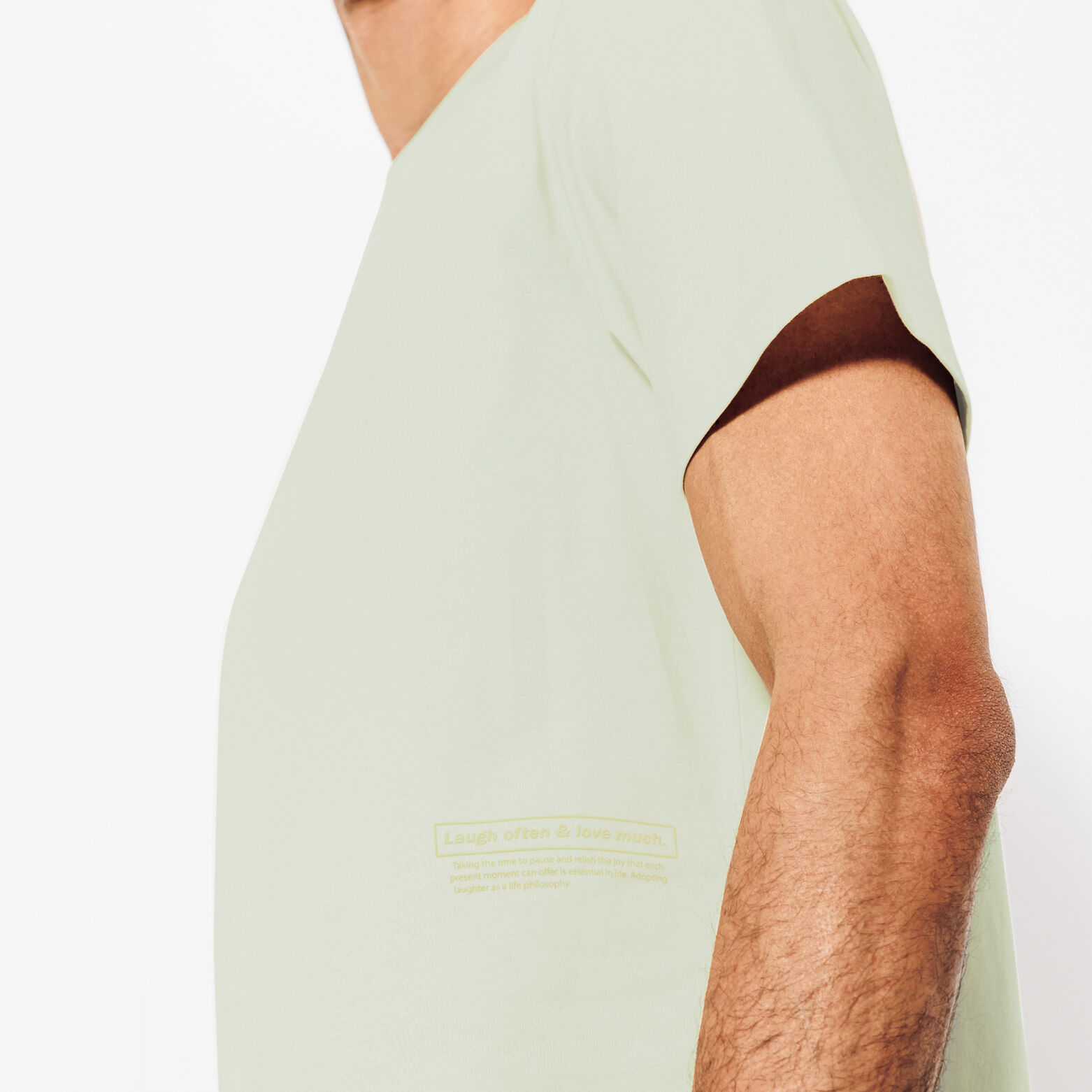 Tee shirt imprim&eacute; col rond