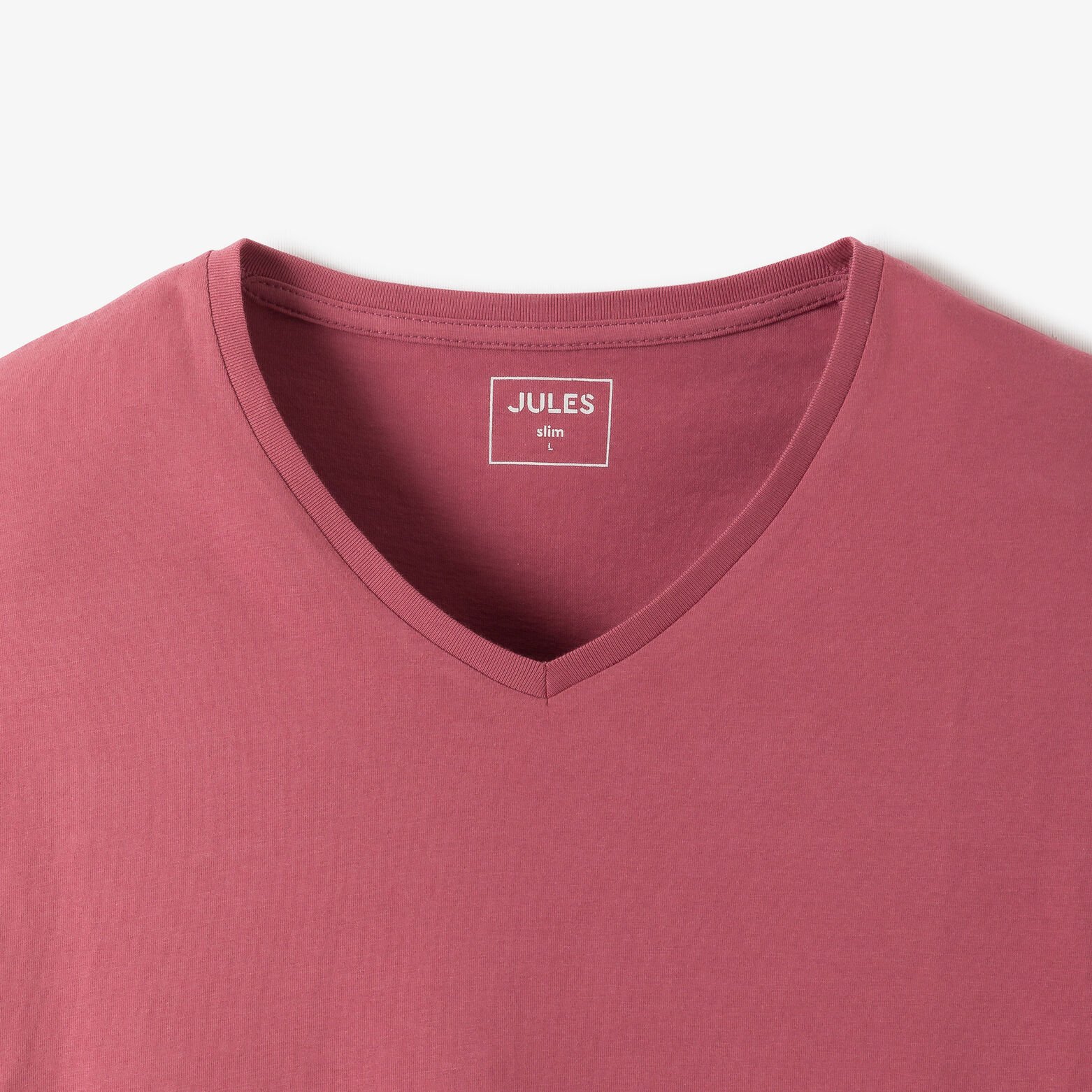 Tee shirt col V en coton