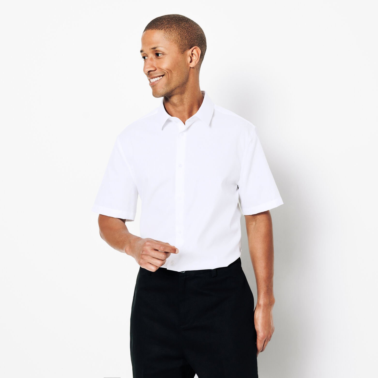 Chemisette en coton sans repassage