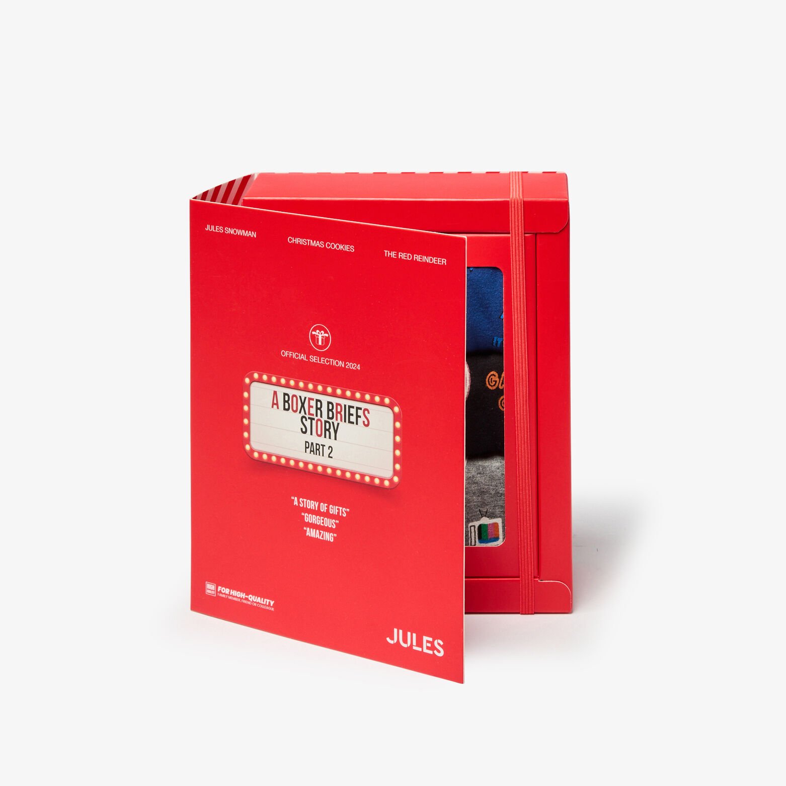 Coffret version anglaise 3 boxers fantaisies