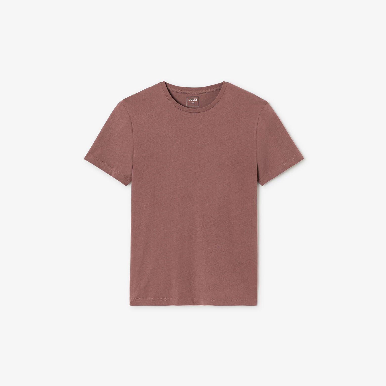 Basic T-shirt met ronde hals
