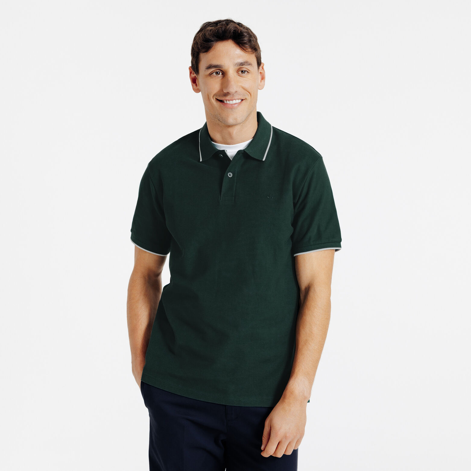 Polo manches courtes uni "le parfait by JULES"