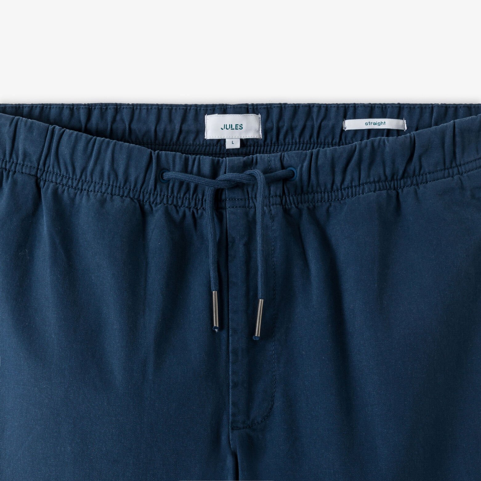 Pantalon straight taille &eacute;lastiqu&eacute;e