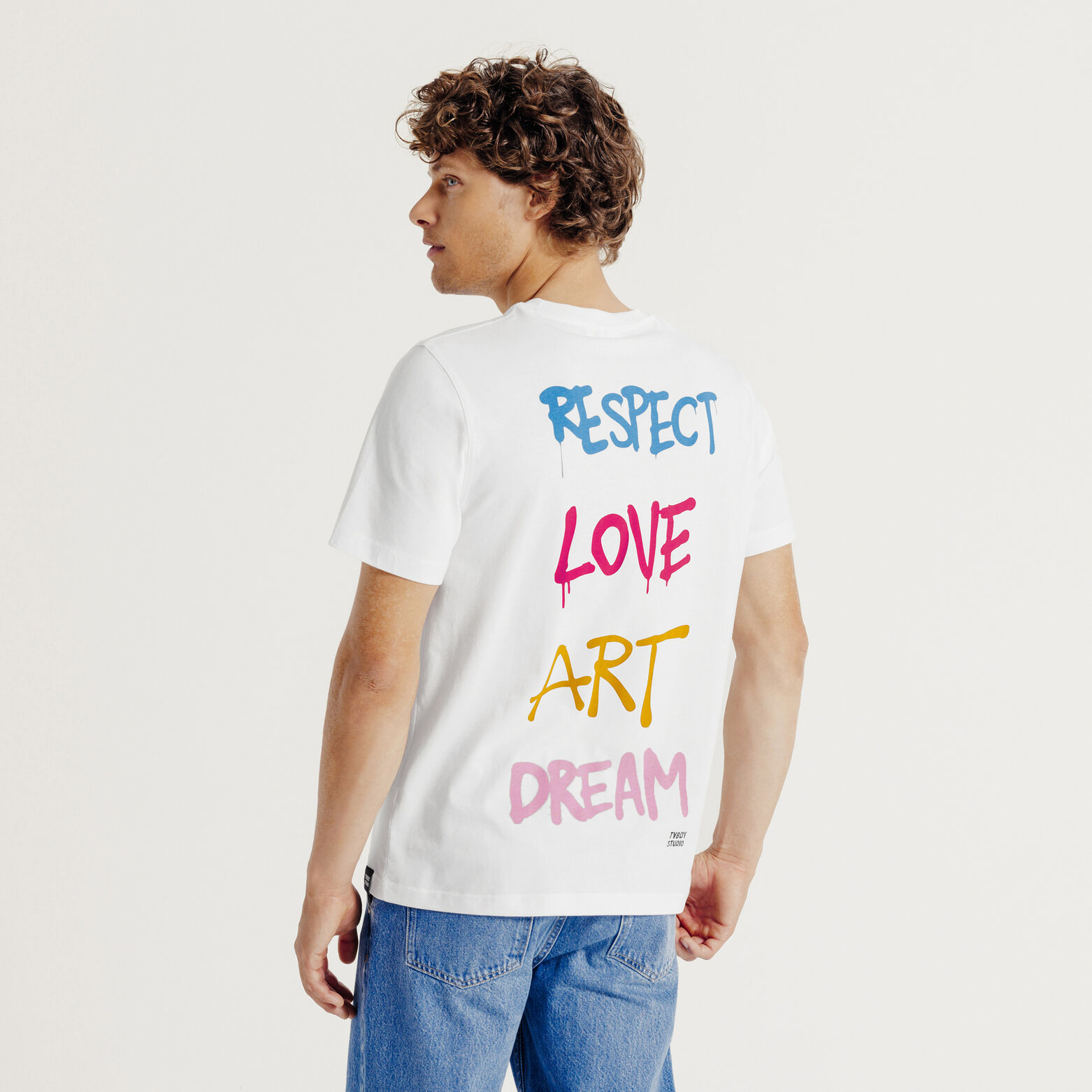 T-shirt met TV Boy licentieprint