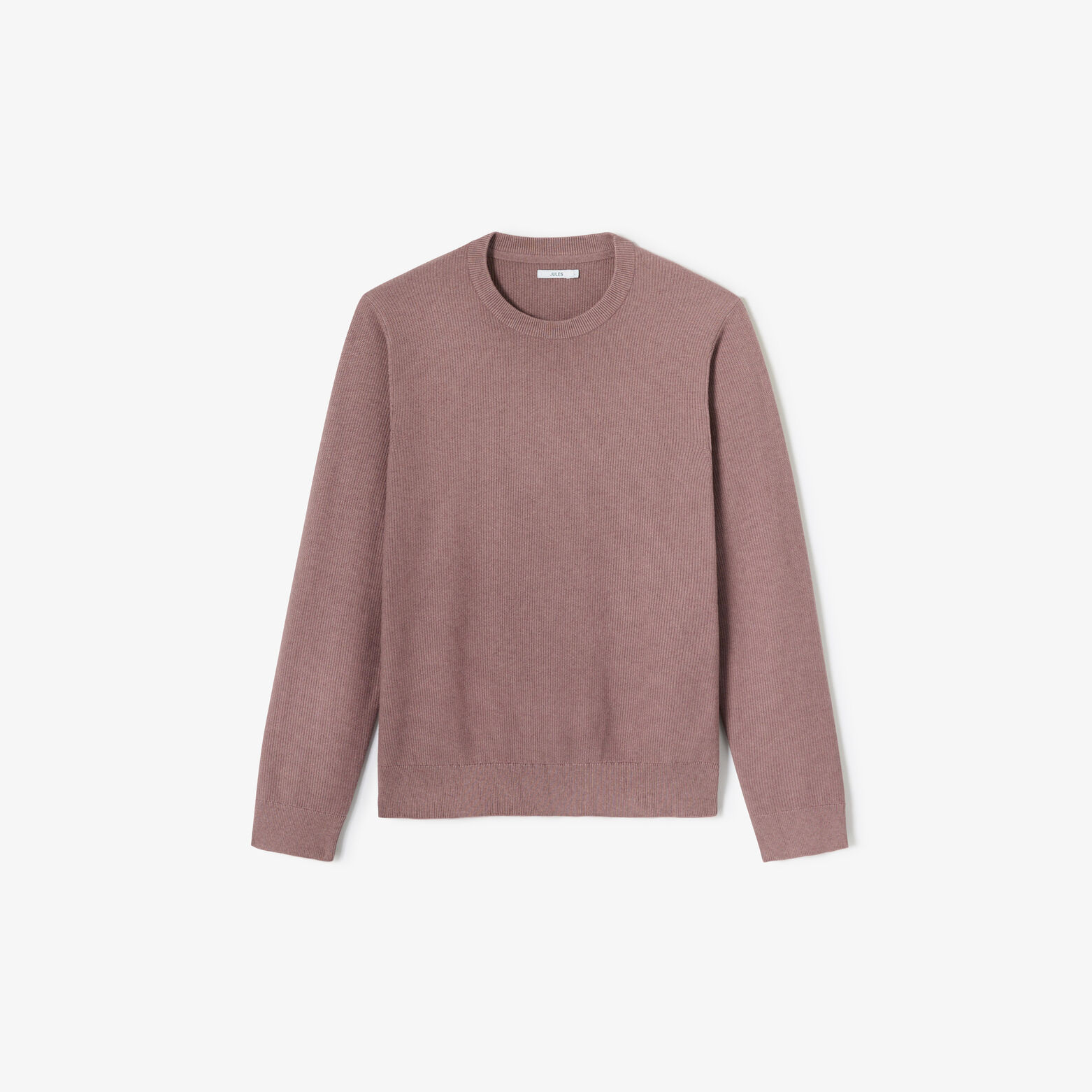 Pull col rond jeux de points fantaisie