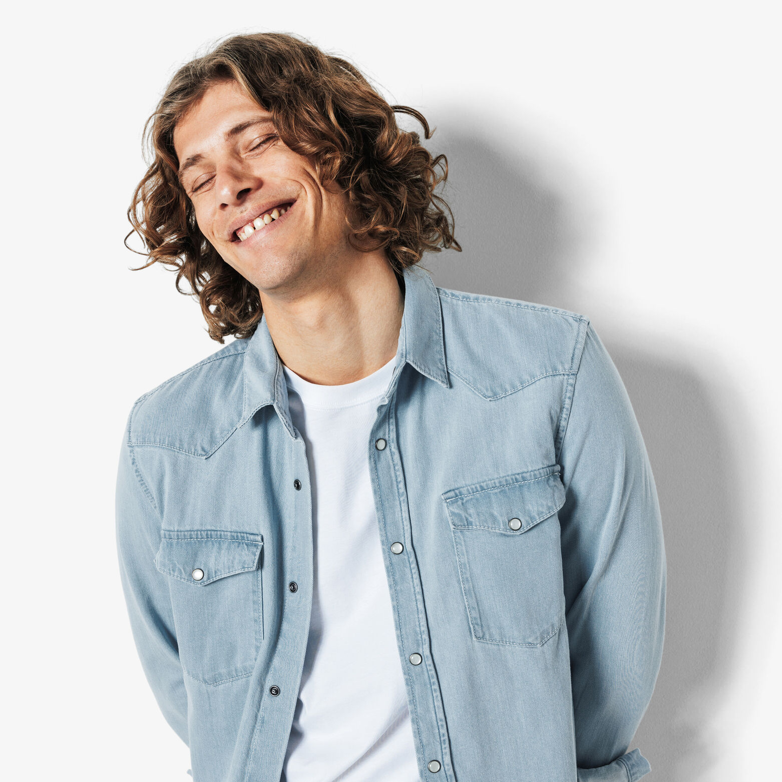 Chemise en jean western