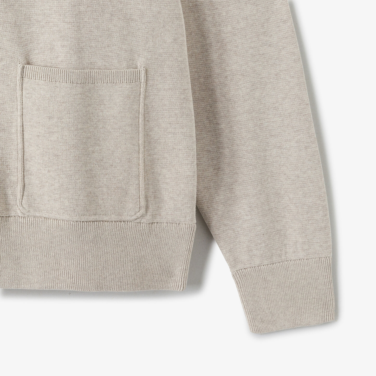 Gilet met knopen en opstaande kraag