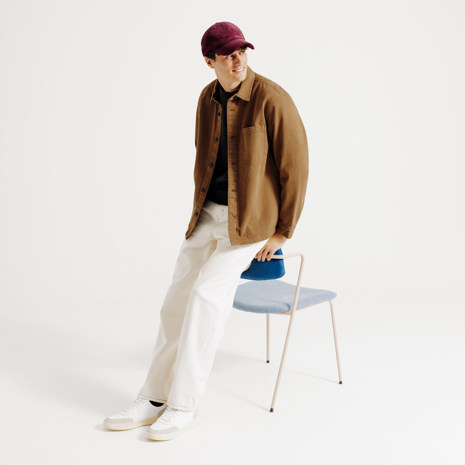 Surchemise en jean coton