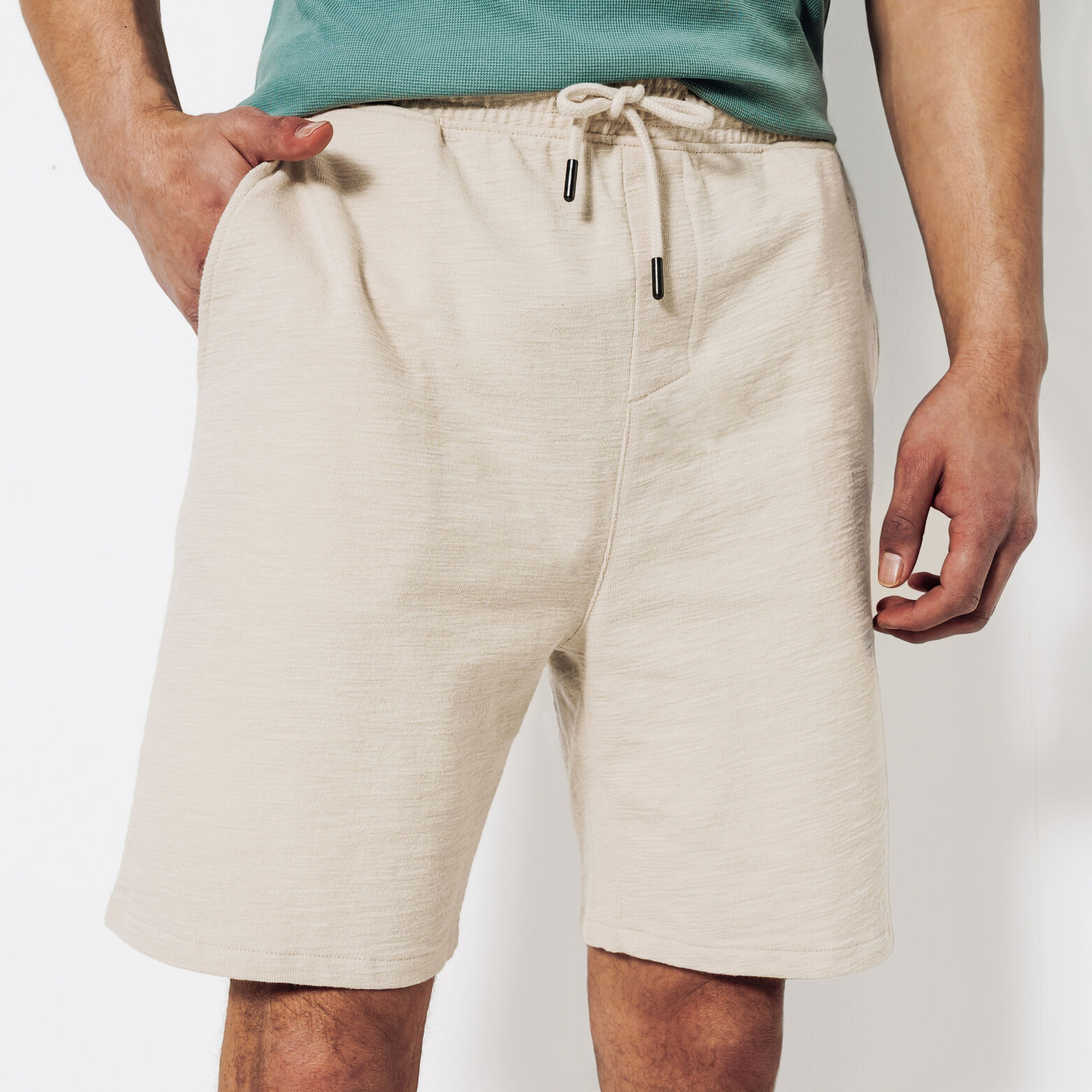 Bermuda met elastische tailleband