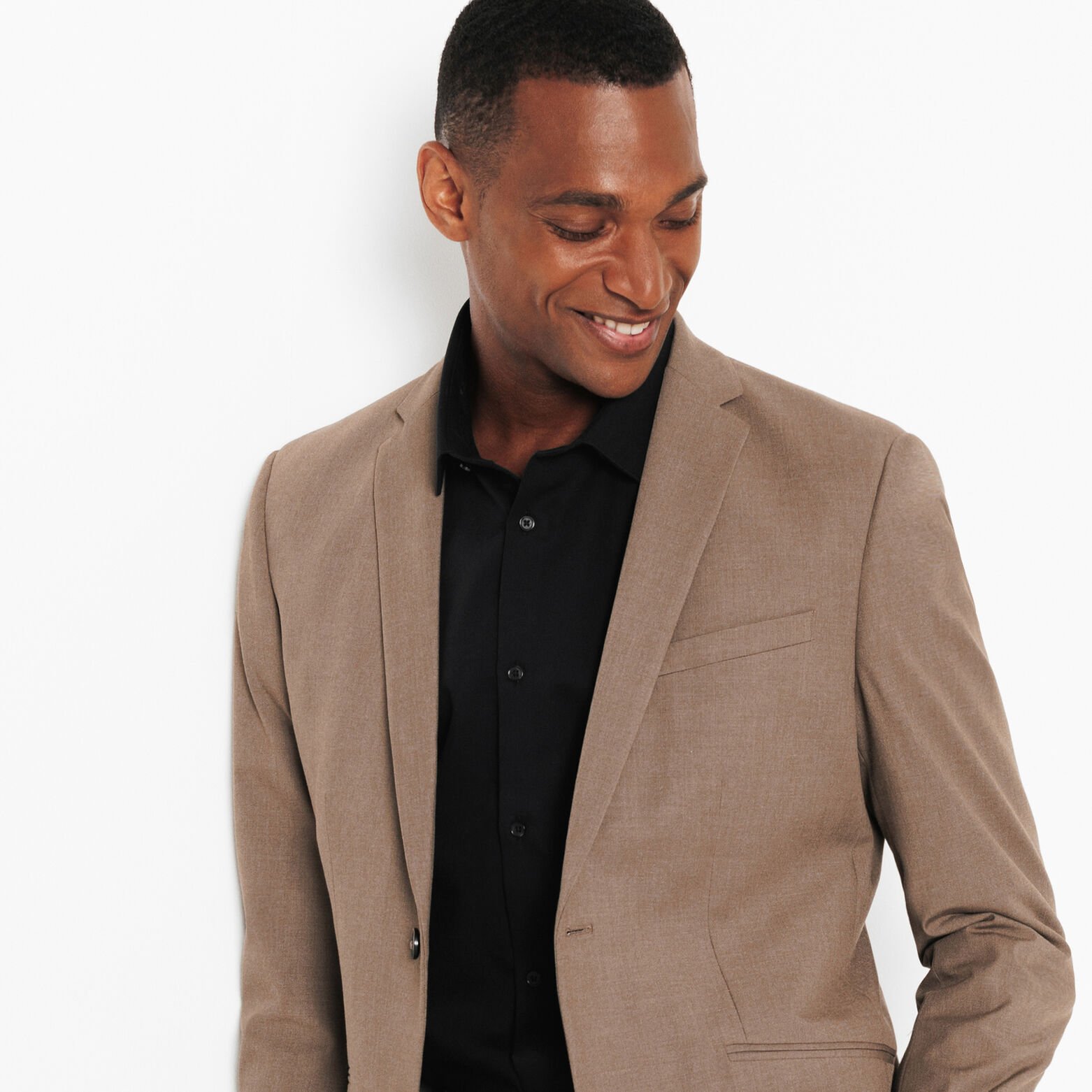 Chemise sans repassage en coton