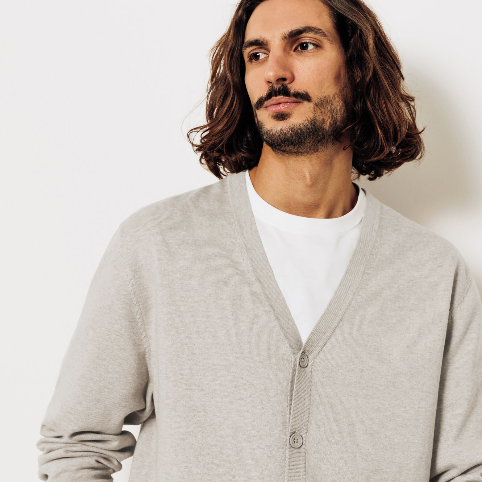 Gilet cardigan boutonn&eacute;