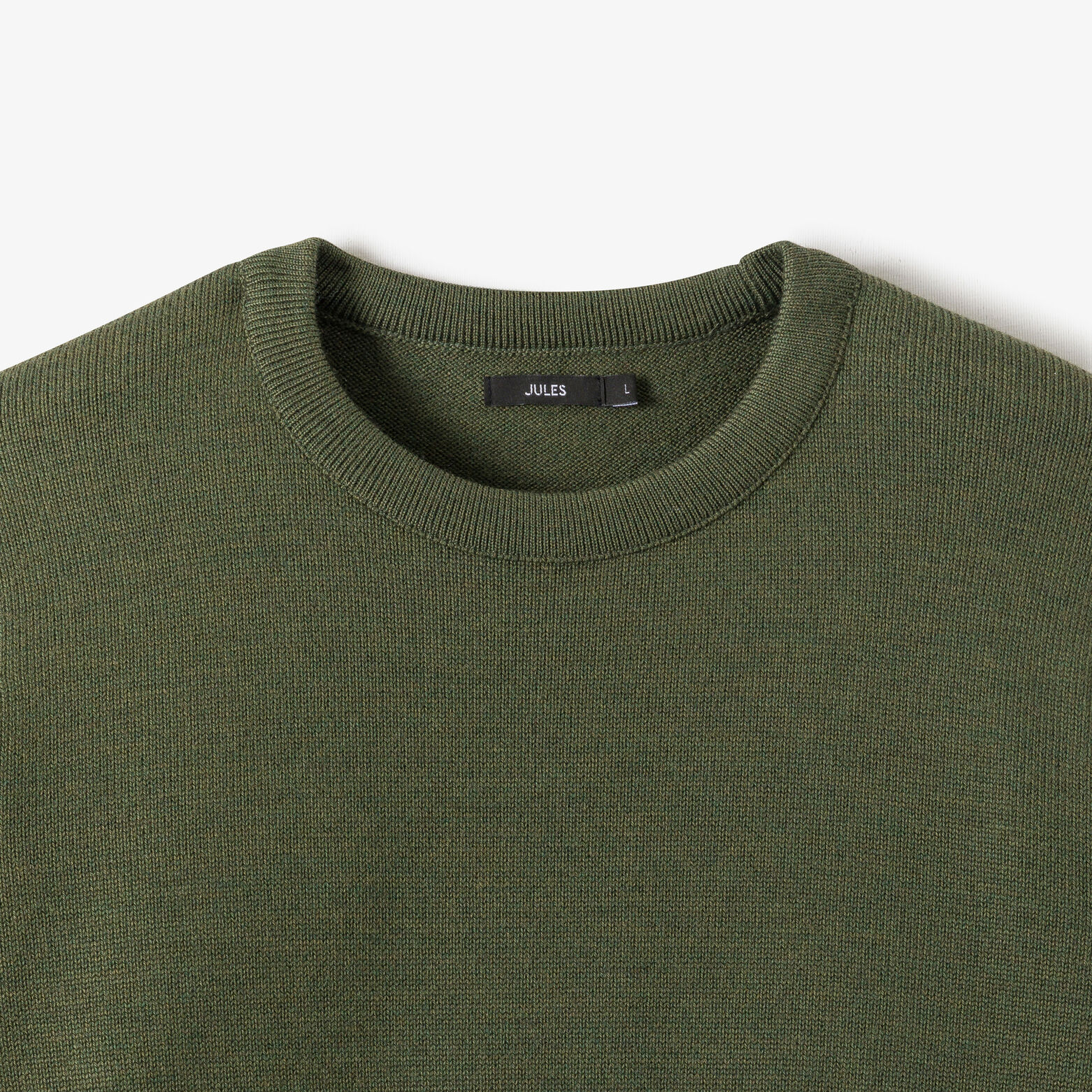 Pull laine col rond Made In France