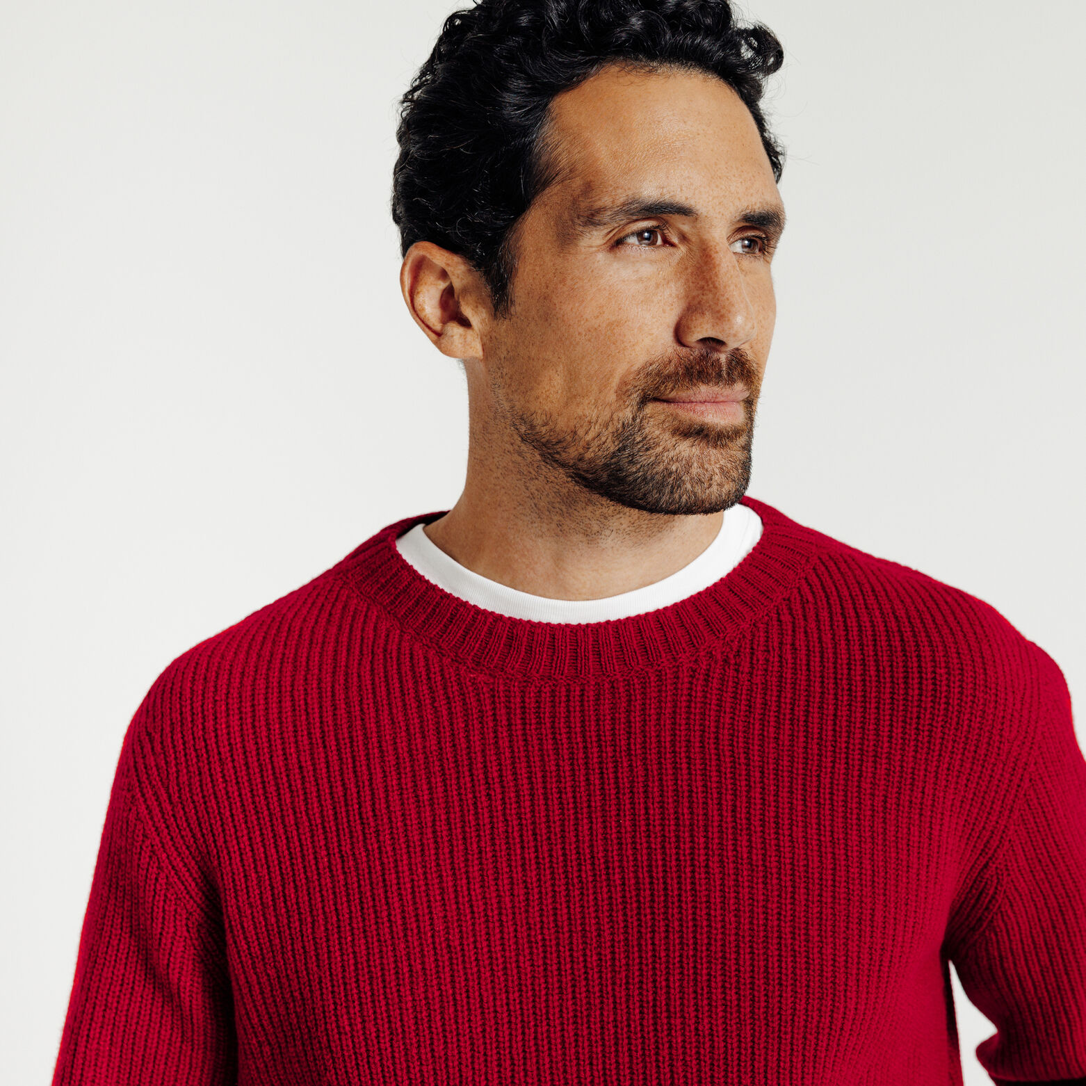 Pull m&eacute;rinos cachemire Made in France