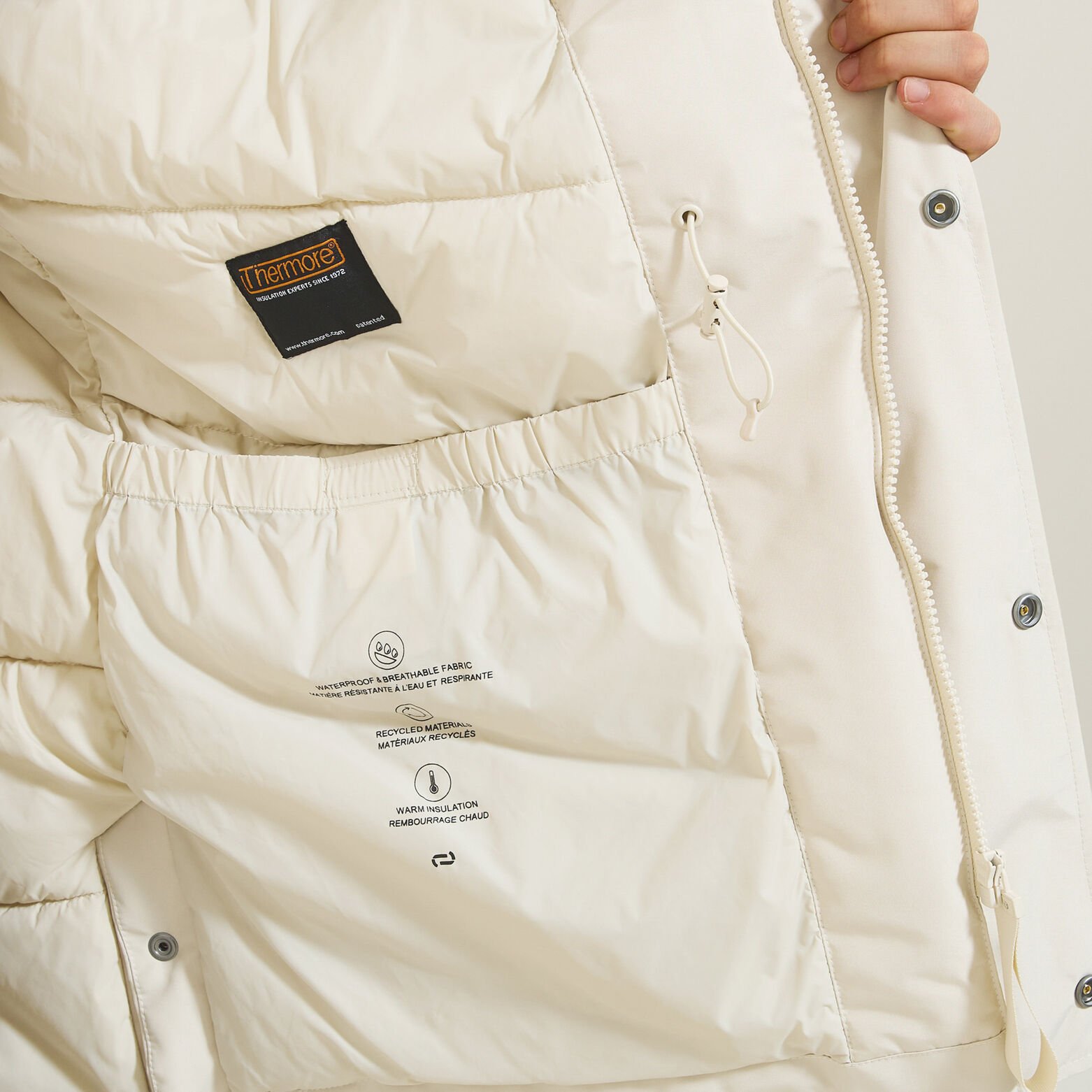 Parka hiver longue d&eacute;perlante