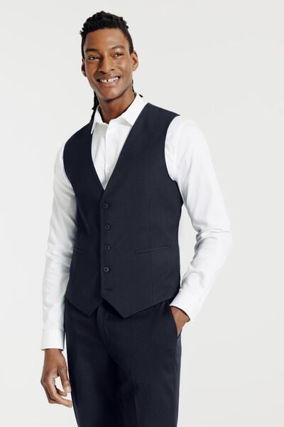 Gilet de costume slim bi-strech