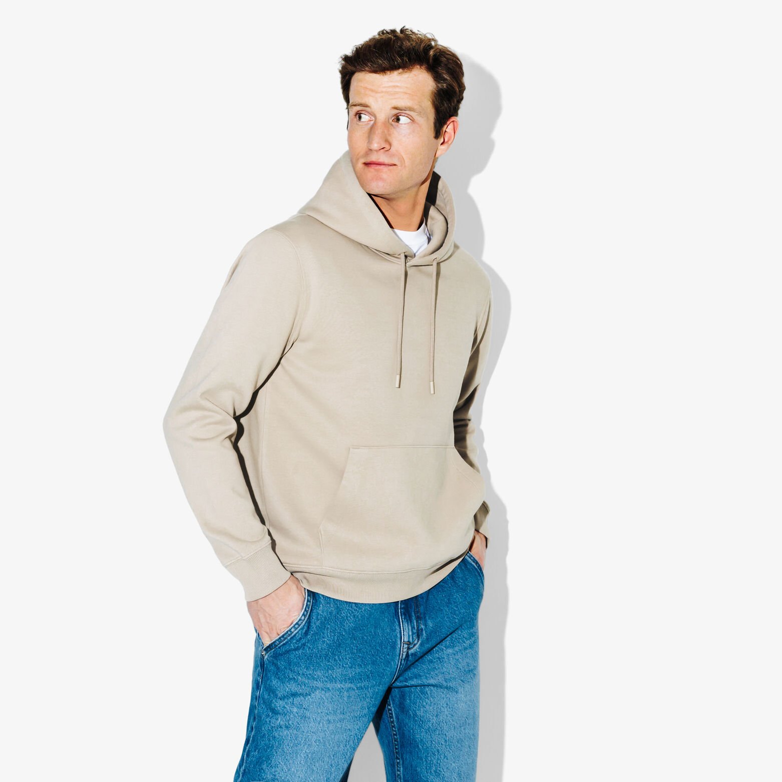 Sweat &agrave; capuche uni